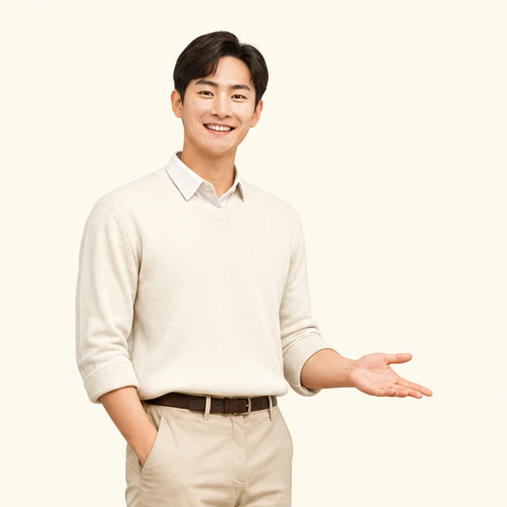 소나타 신차 장기렌트카 상담 신청을 안내하는 담당자